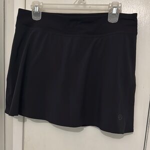 Lululemon Athletica Black Skater Mini Skirt